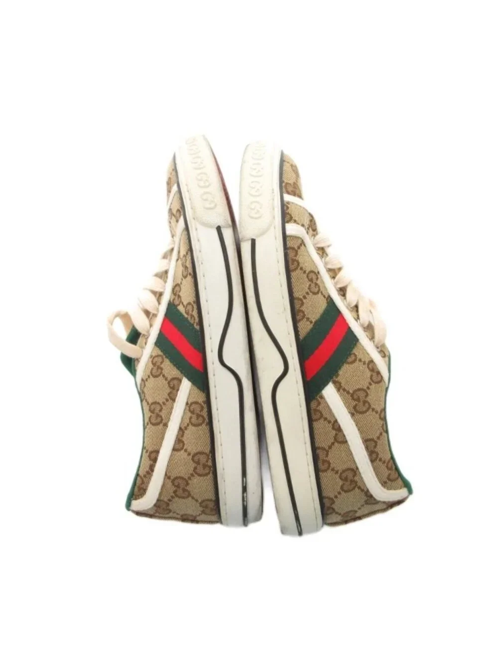 Gucci Sneakers Low Cut Sherry Line GG Canvas Beige